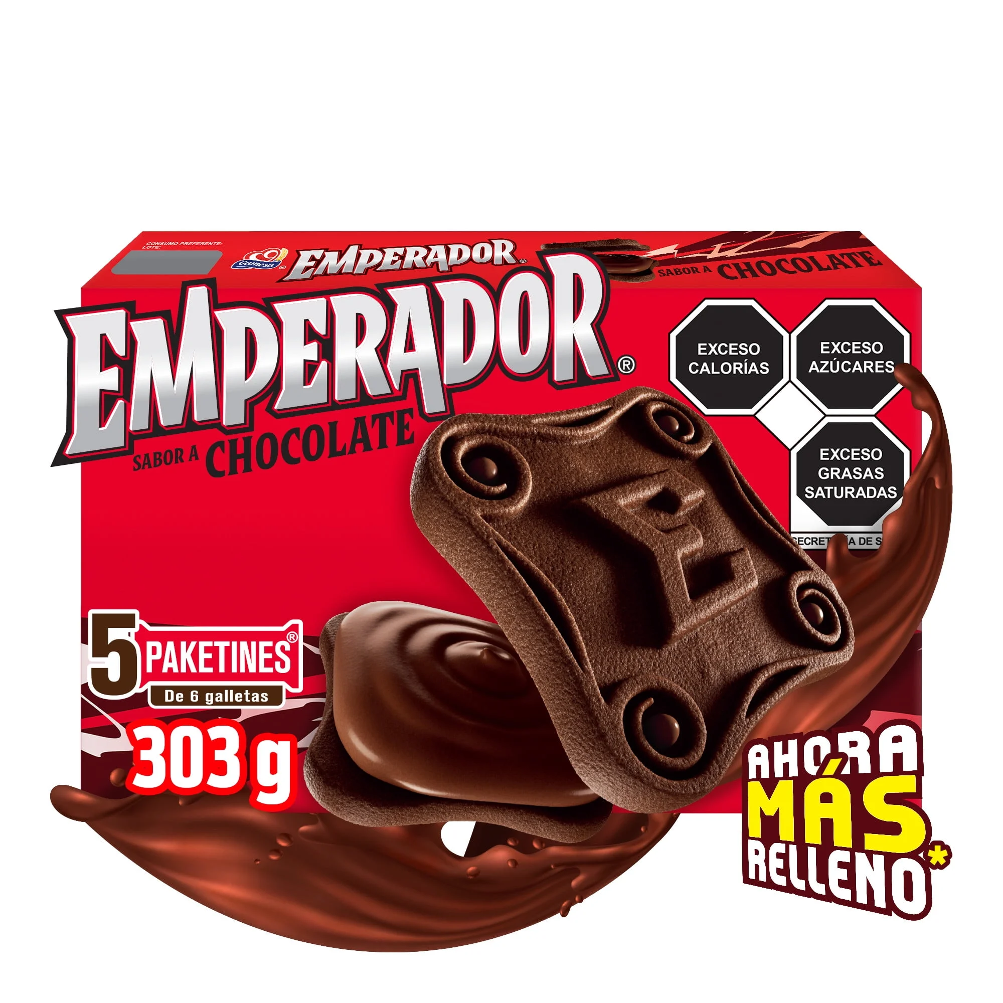 Galletas Emperador sabor Chocolate 303 g